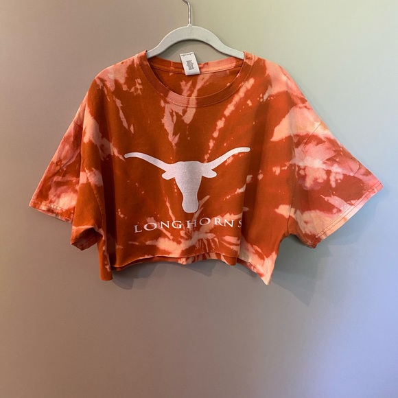 Tops - Texas Longhorn Cropped Teeshirt